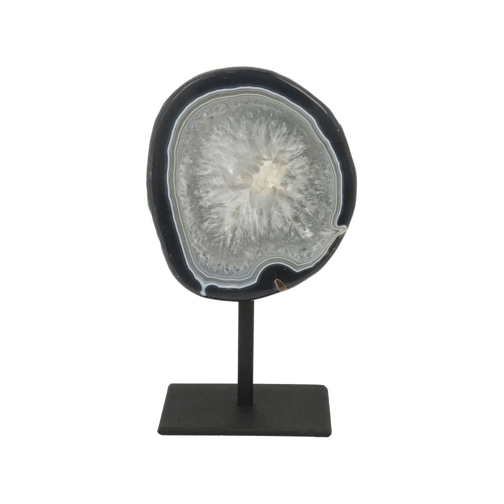 Agaat Geode op standaard - 10