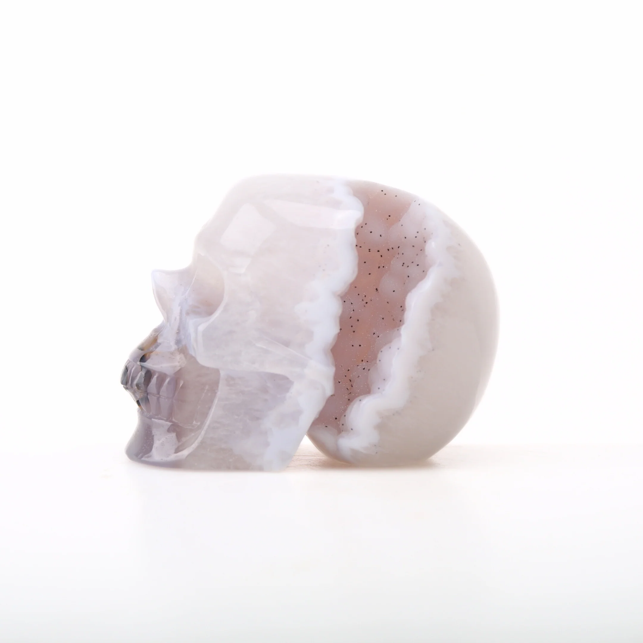 Agaat Geode Skull 2 - Image 2