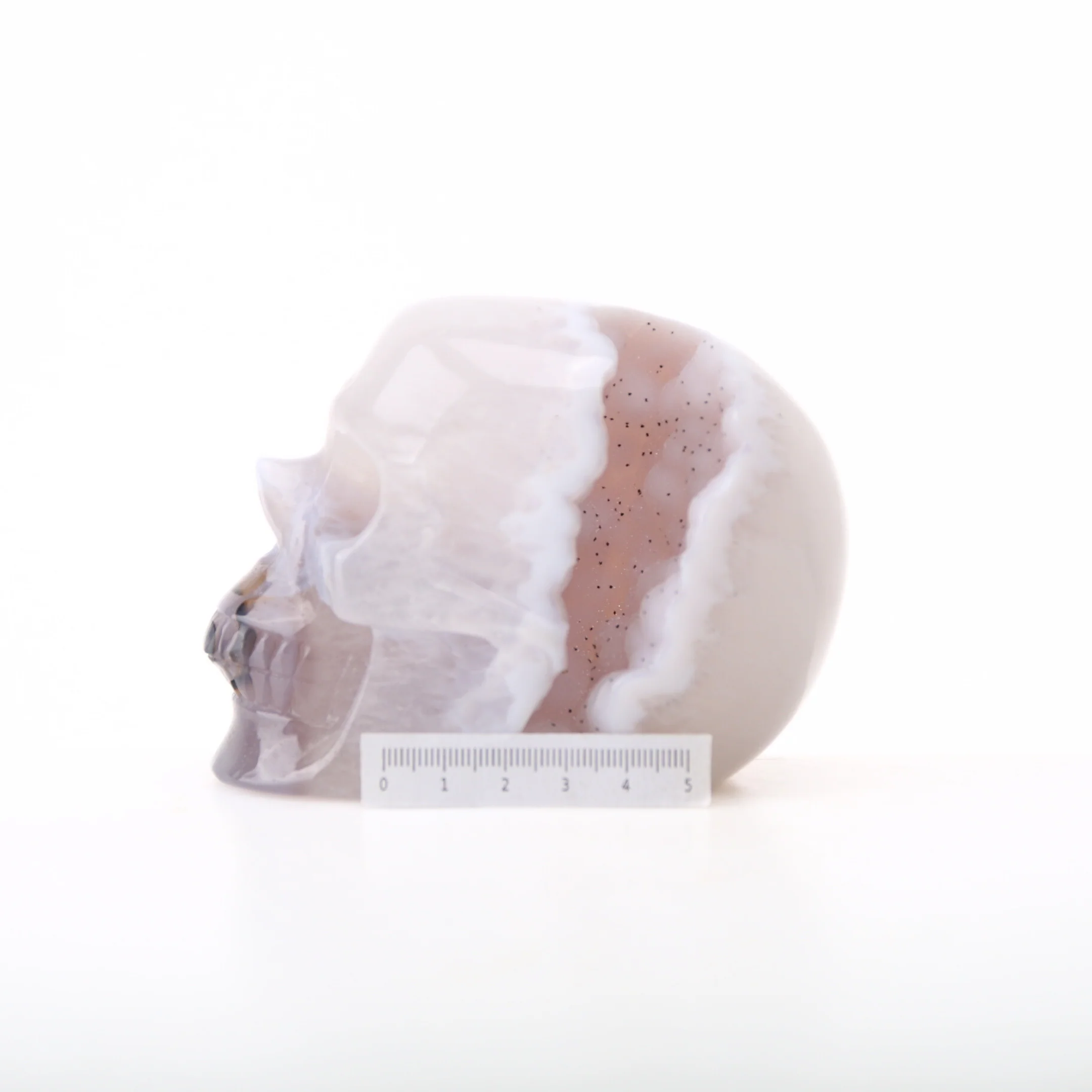 Agaat Geode Skull 2 - Image 5