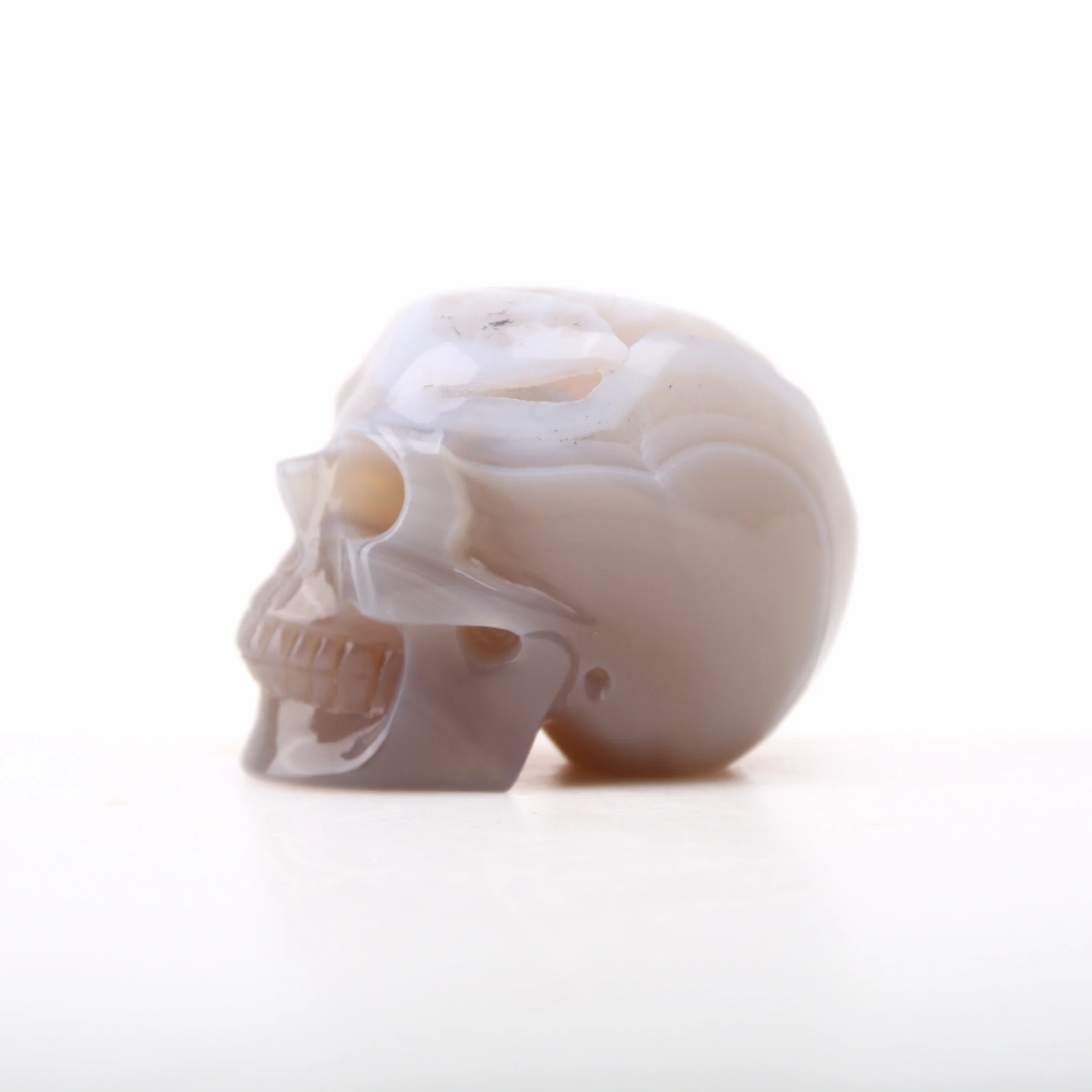 Agaat Geode Skull 3 - Image 2