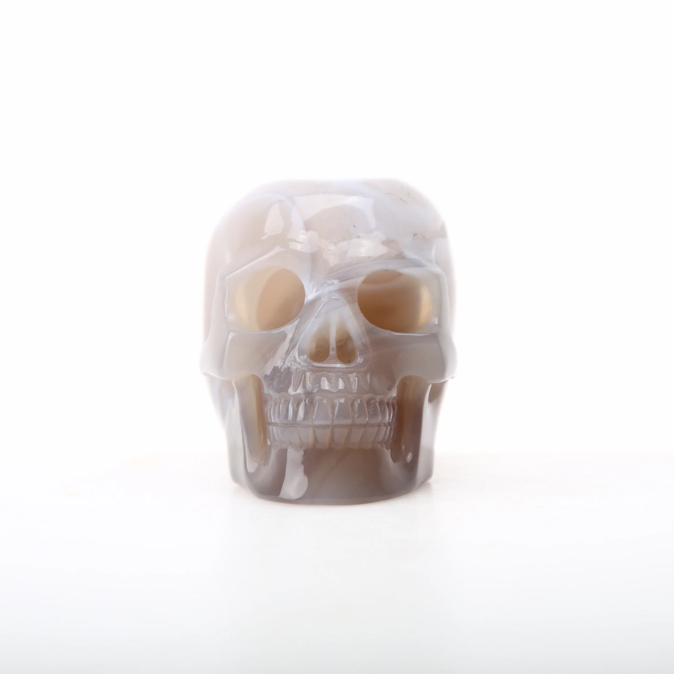 Agaat Geode Skull 3 - Image 4