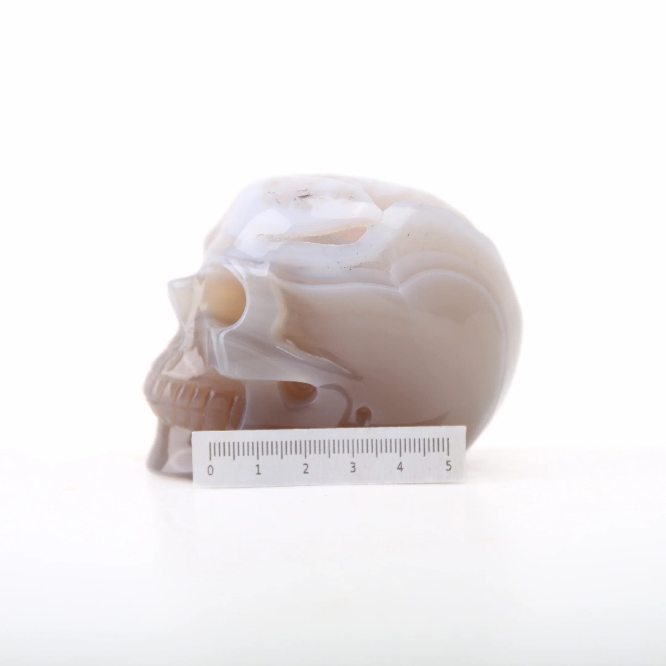 Agaat Geode Skull 3 - Image 5