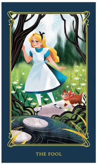 Alice in Wonderland Tiny Tarot Deck - Image 3