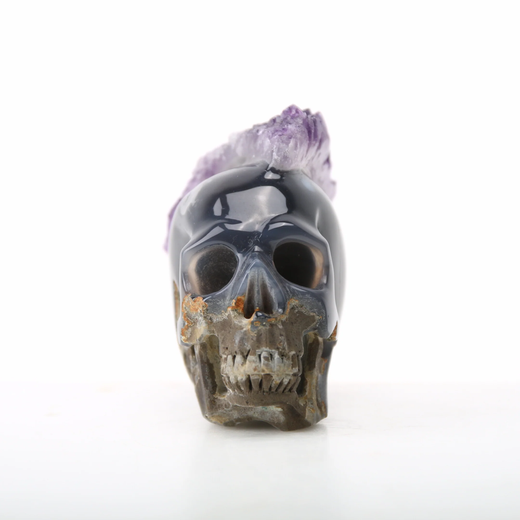 Amethist Geode Skull - Image 5