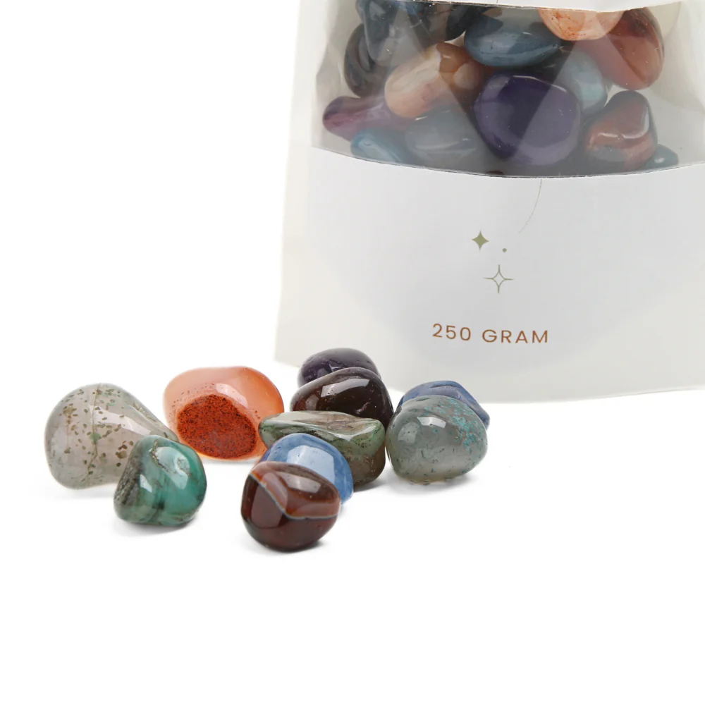 Trommelstenen mix - 250 gram - Image 2