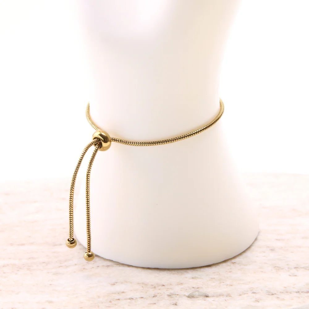 Armband Verstelbaar Parel - Sneeuwvlok Obsidiaan - Image 3
