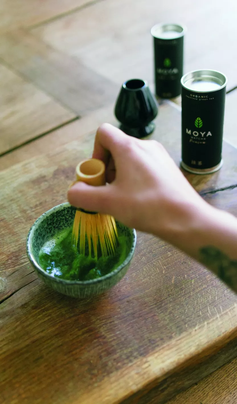 Moya Chasen Bamboe Matcha Klopper - Image 3