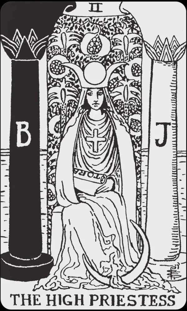 Black & White Rider-Waite® Tarot Deck - Image 2