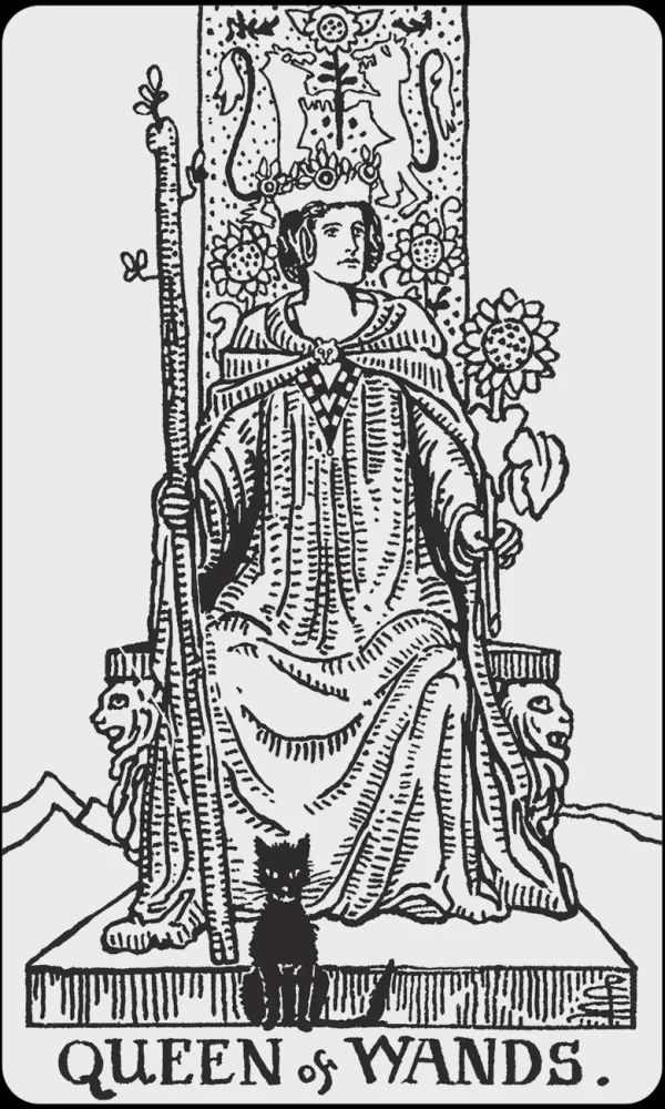 Black & White Rider-Waite® Tarot Deck - Image 4