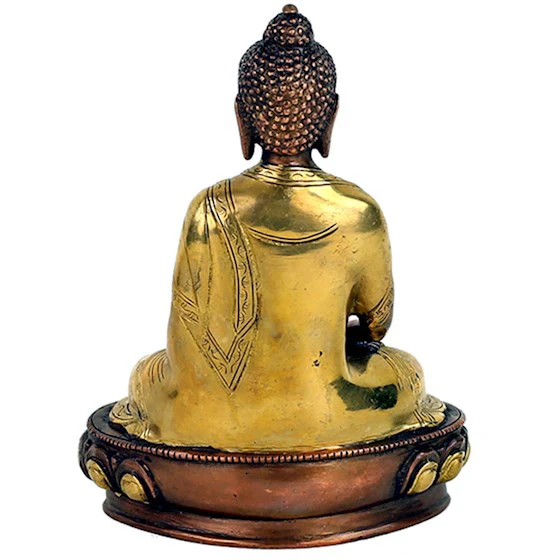 Boeddha Amithaba beeld tweekleurig - Image 3