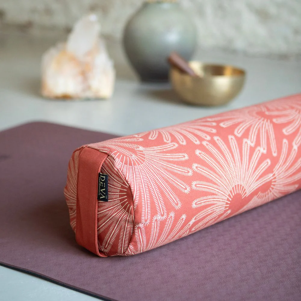 Deva Yoga - Bolster bio katoen - African Red - Image 2