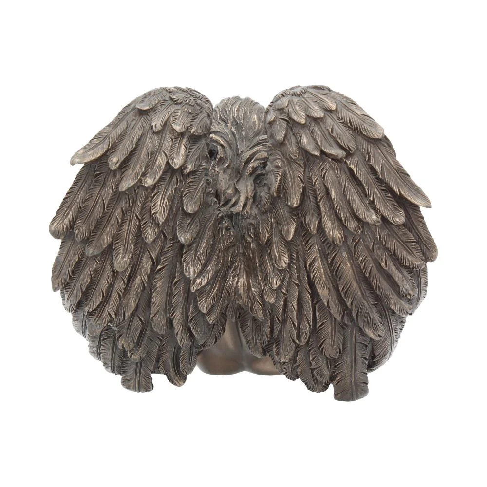 Bronskleurig engel figuur 16 cm - Image 3