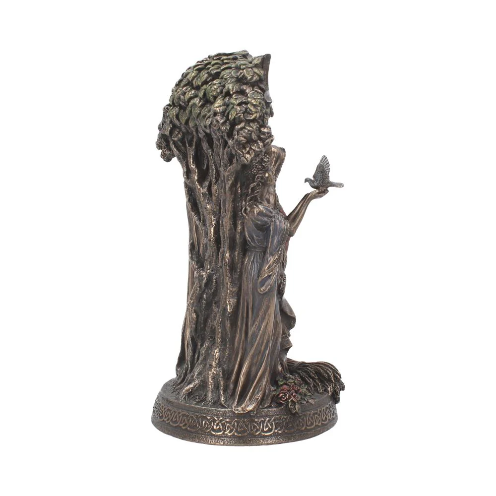 Bronzed Maiden, Mother, Crone Triple Moon Figurine - Image 4