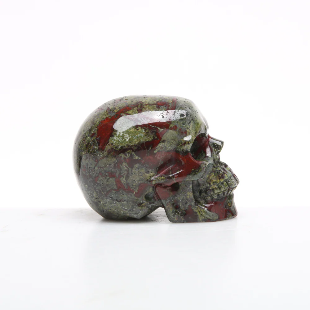 Jaspis Drakenbloed Skull - 1 - Image 2