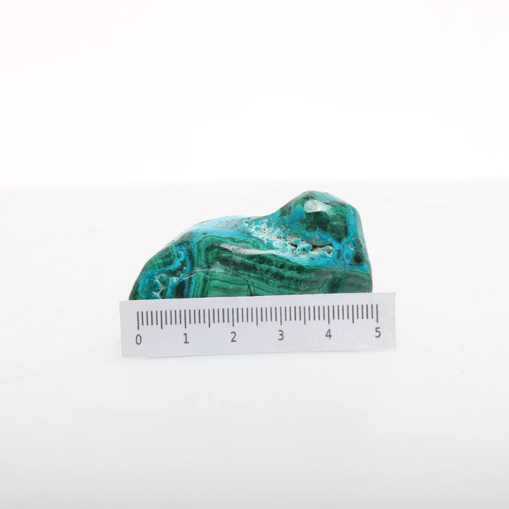 Malachiet met Chrysocolla Trommelsteen - 5 - Image 2