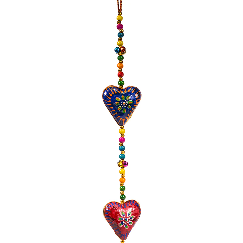 Decoratieve slinger hartjes kunststof - Image 4