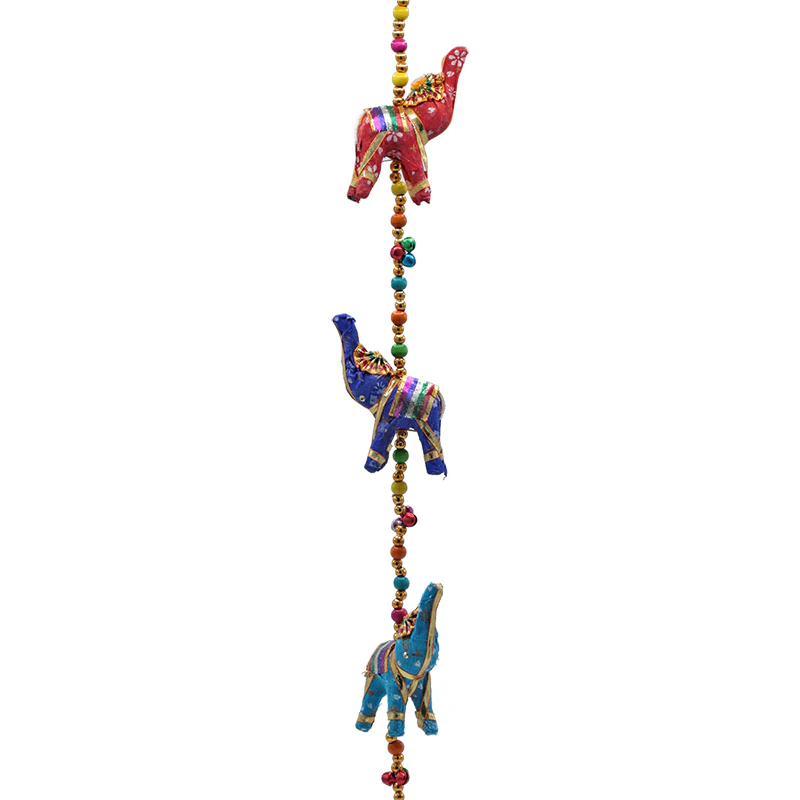 Decoratieve slinger stoffen Olifantjes - Image 5
