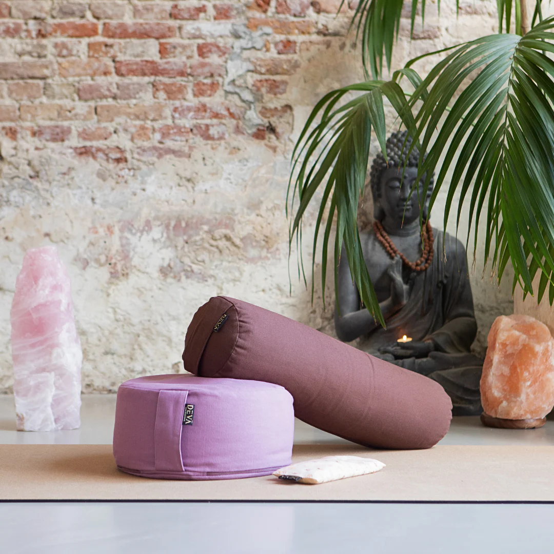 Deva Yoga - Bolster bio katoen - Dark Brown - Image 5