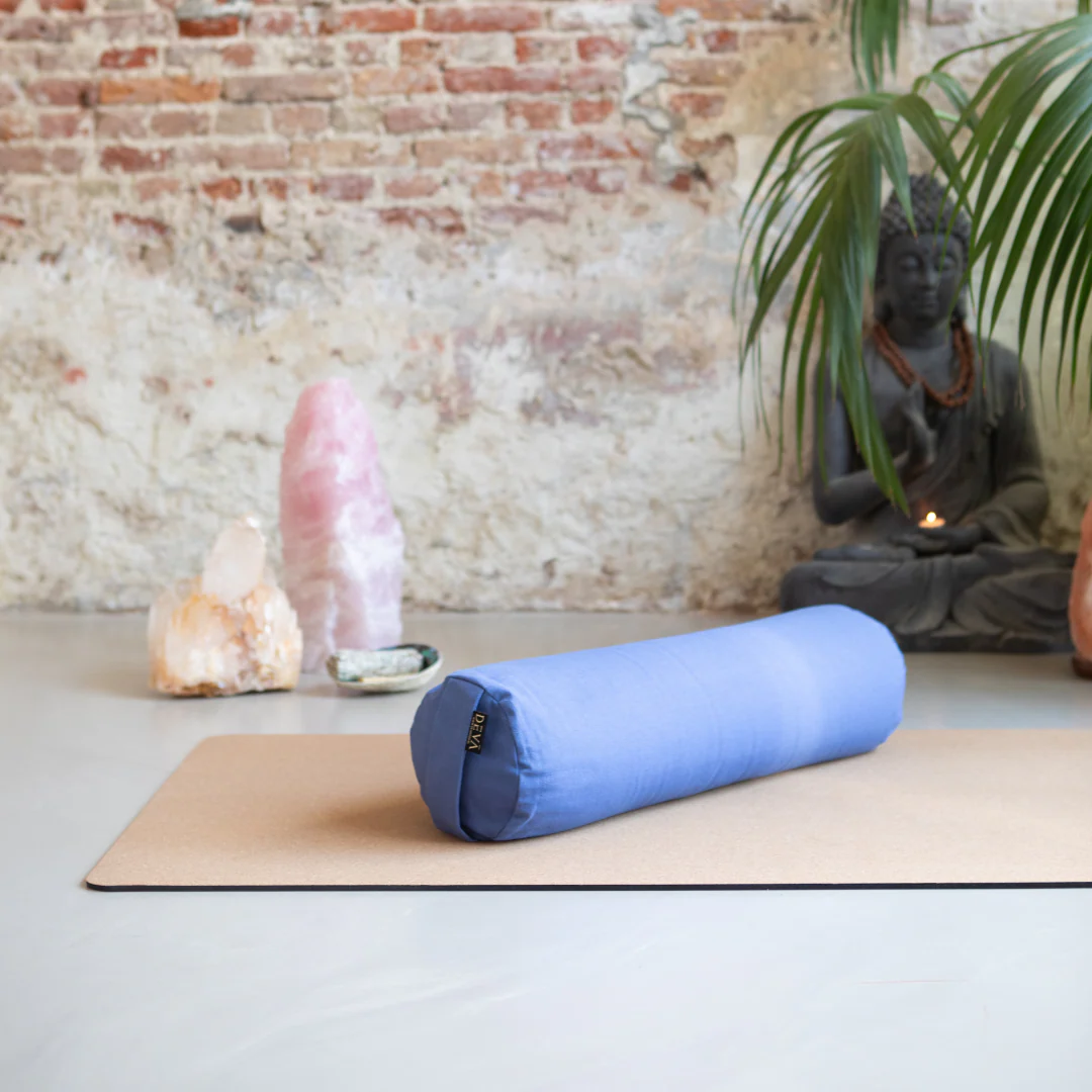 Deva Yoga - Bolster bio katoen - Sky Blue - Image 2