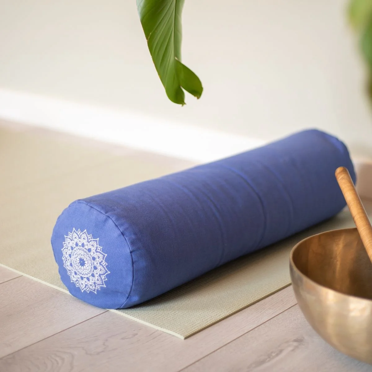 Deva Yoga - Bolster bio katoen - Sky Blue Mandala - Image 3