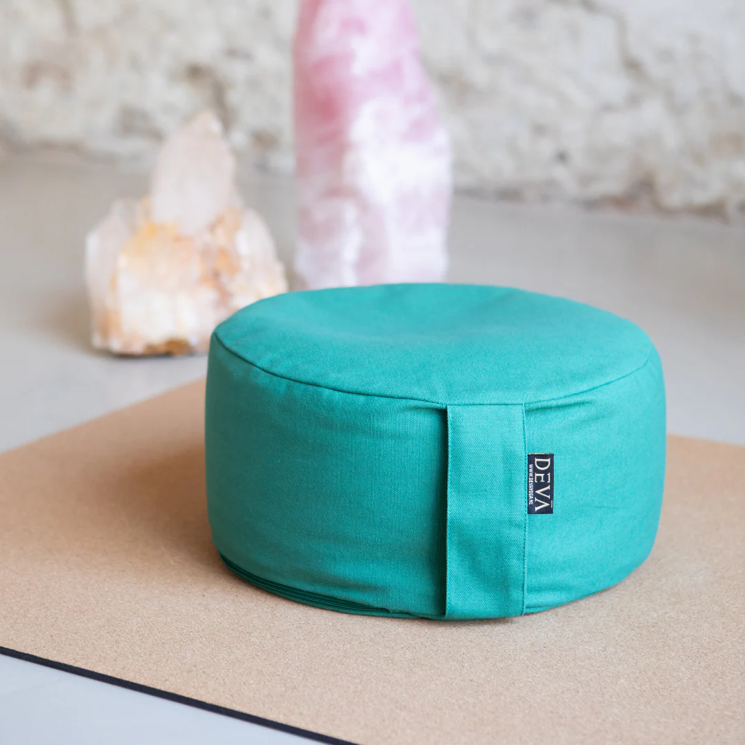 Deva Yoga - Meditatiekussen bio katoen - Forest Green - Image 3