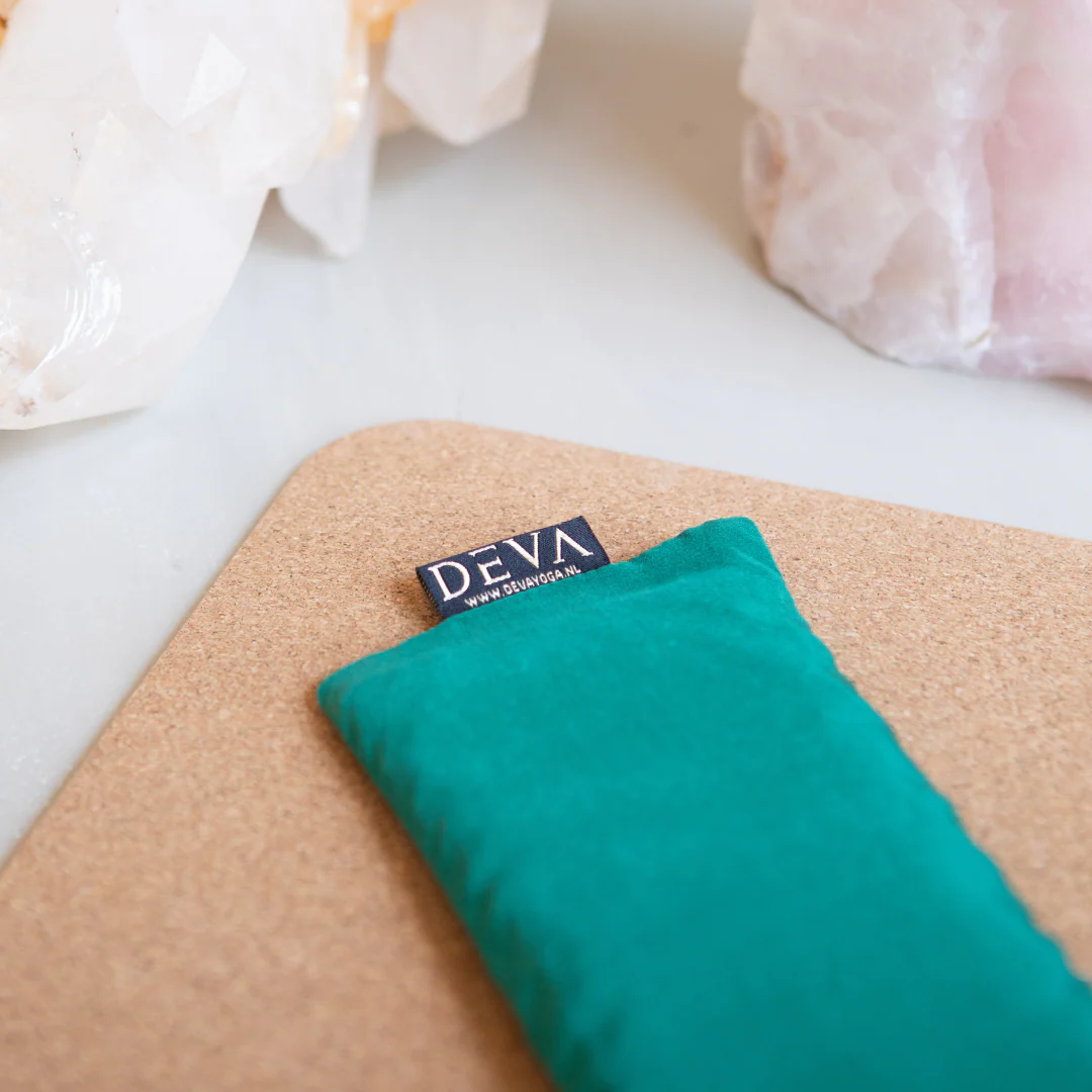 Deva Yoga - Oogkussen lavendel zijde - Forest Green - Image 2