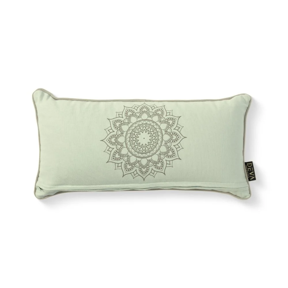 Deva Yoga - Spijkermat kussen - Light Green Mandala - Image 2