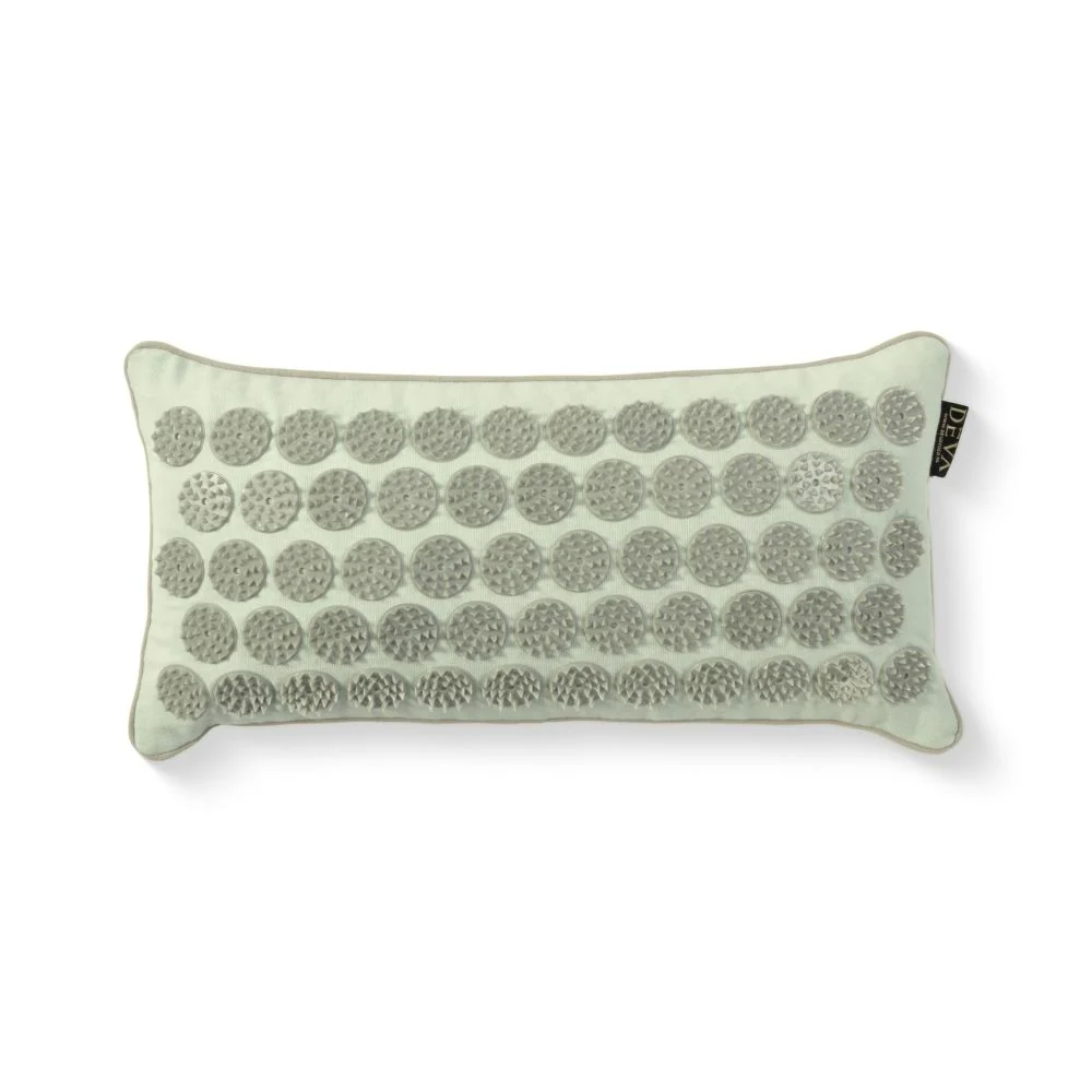 Deva Yoga - Spijkermat kussen - Light Green Mandala - Image 3