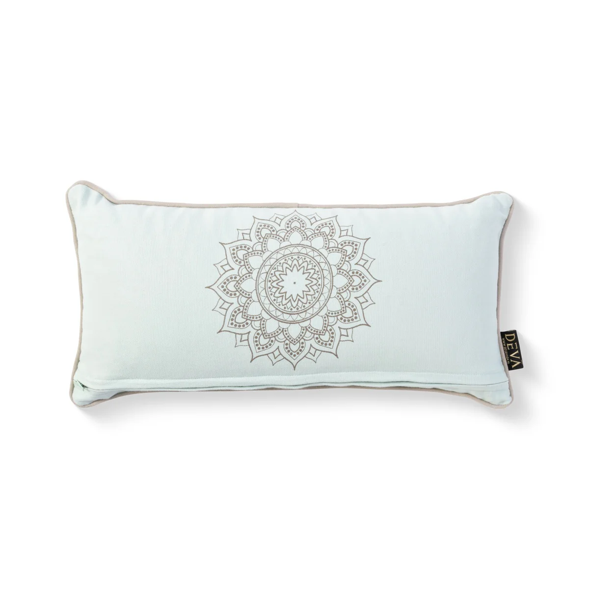 Deva Yoga - Spijkermat kussen - Mint Green Mandala - Image 3