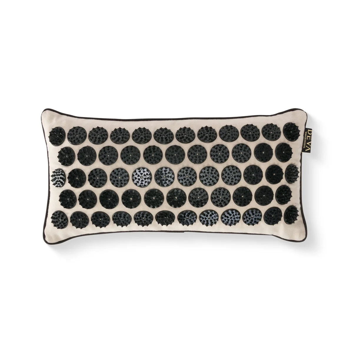 Deva Yoga - Spijkermat kussen - Warm Grey Mandala - Image 2