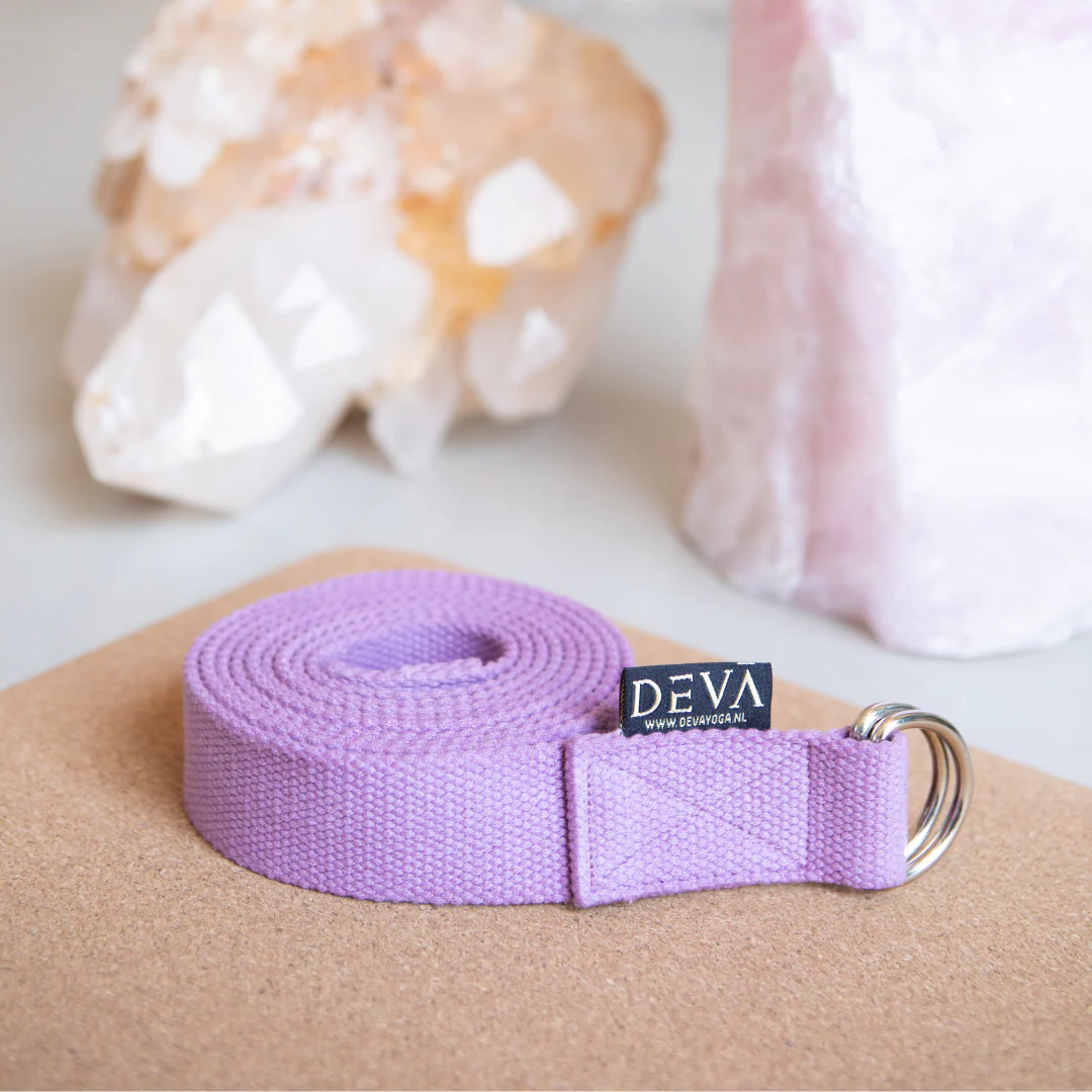 Deva Yoga - Yoga riem - Light Violet - Image 2