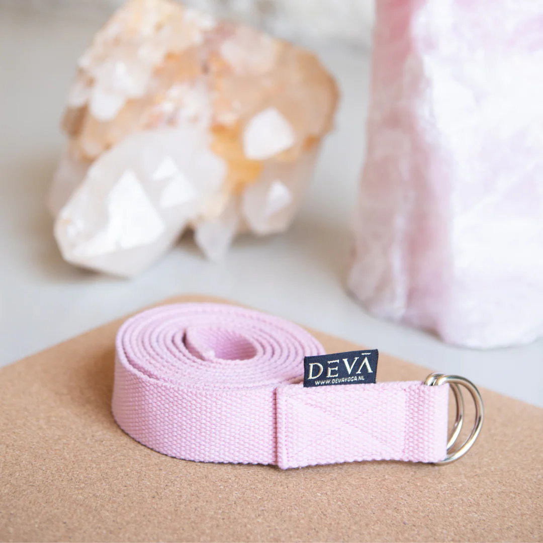 Deva Yoga - Yoga riem - Sweet Pink - Image 2