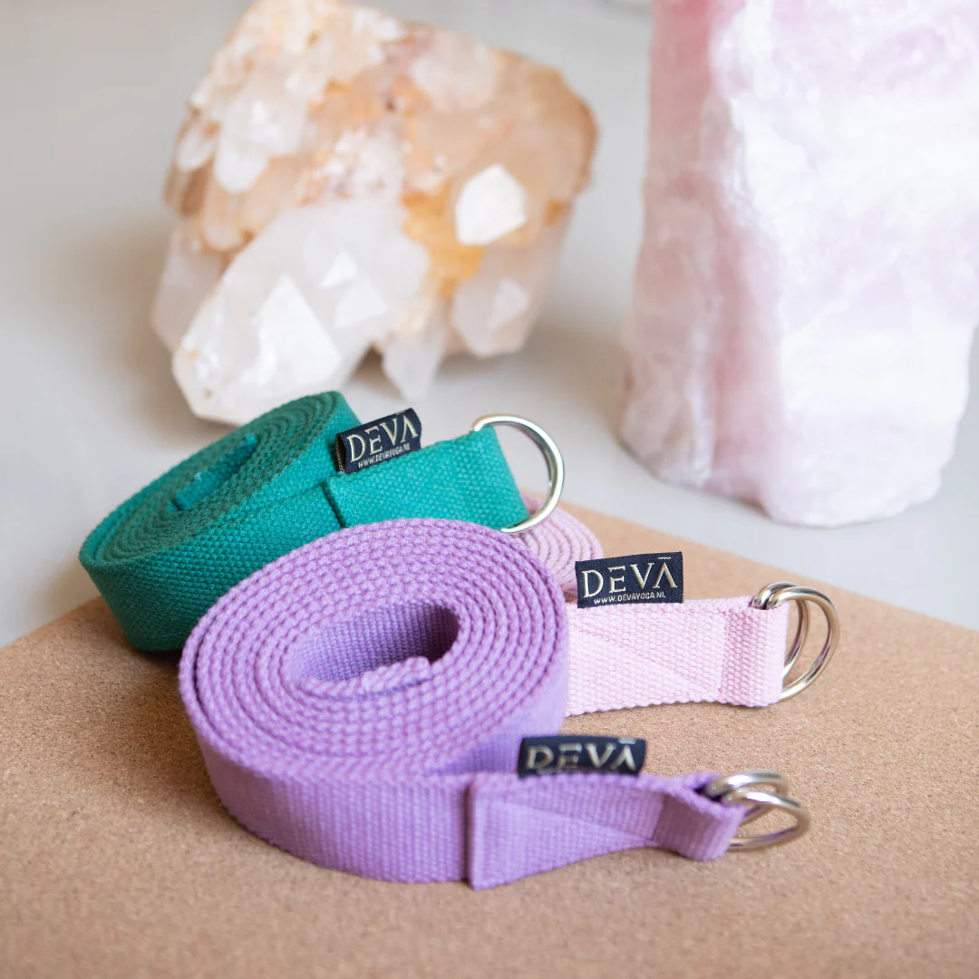 Deva Yoga - Yoga riem - Sweet Pink - Image 3