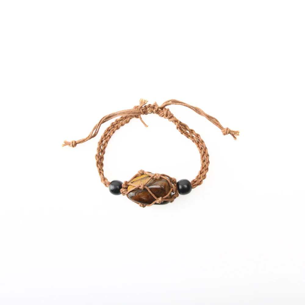 Edelsteen armband geknoopt - Image 3