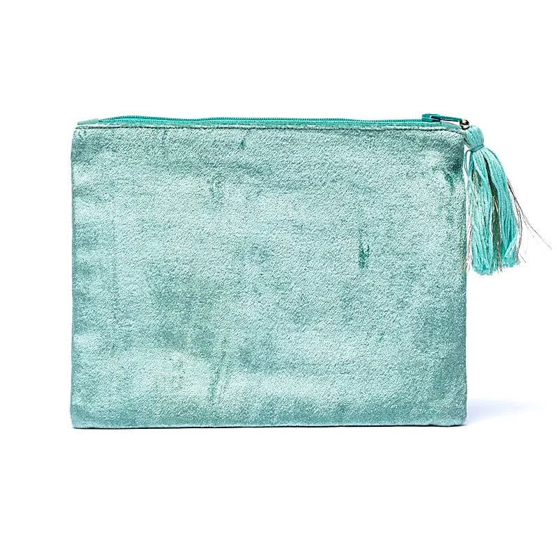 Etui fluweel mint met maanfasen - Image 2