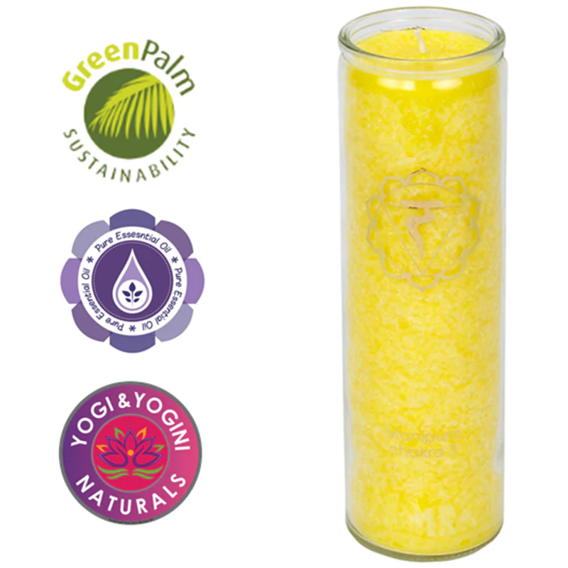 Geurkaars stearine 3e chakra 100 uur - Image 2