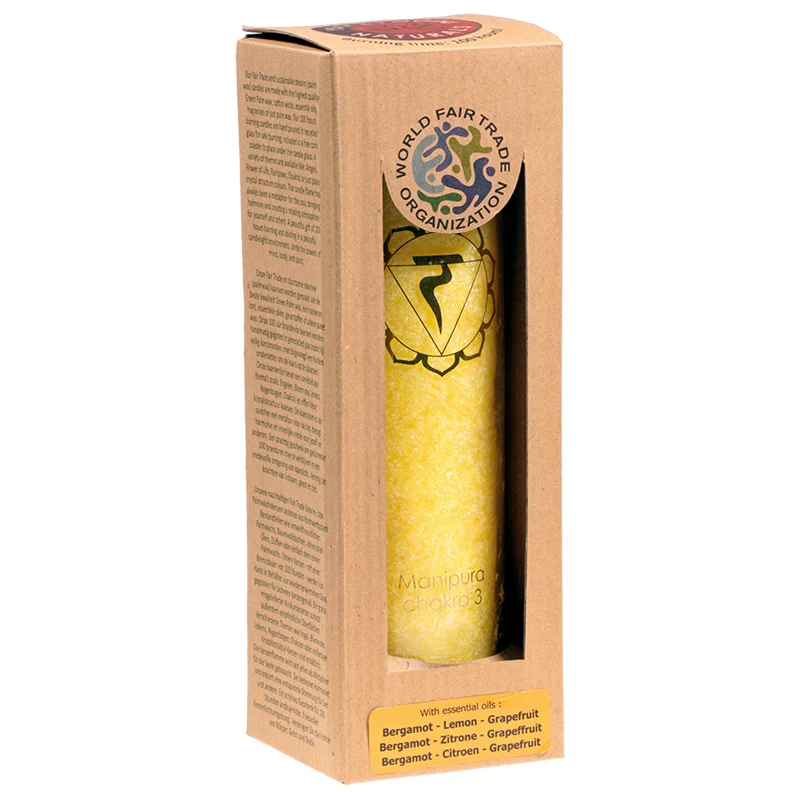 Geurkaars stearine 3e chakra 100 uur - Image 3