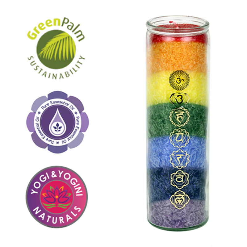 Geurkaars stearine 7 chakra's - Image 2