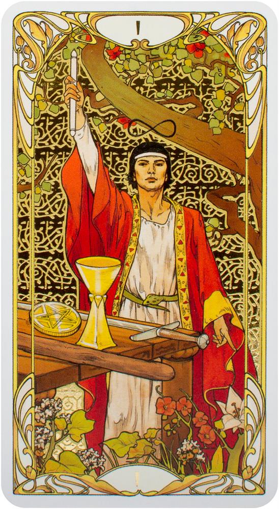 Golden Art Nouveau Tarot - Image 4