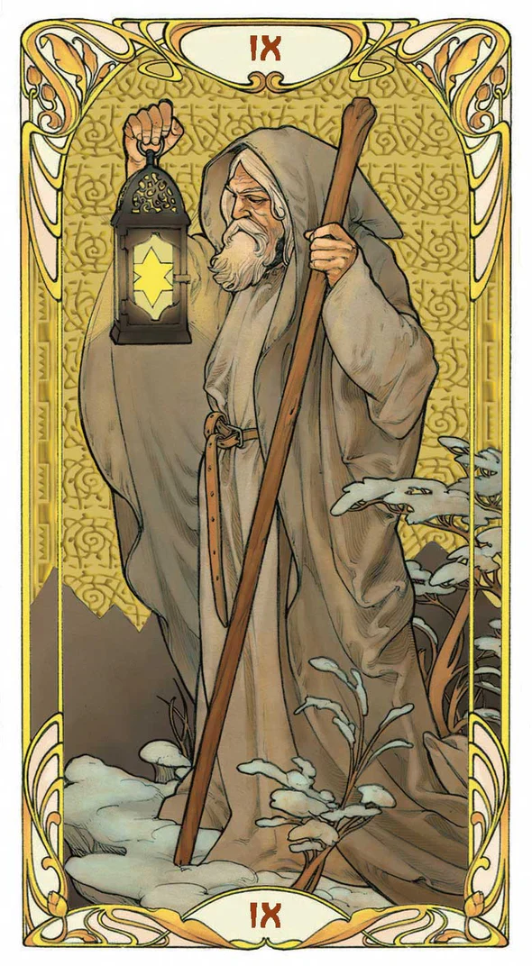 Golden Art Nouveau Tarot - Grand Trumps - Image 3