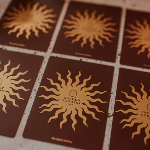 Golden goddess book & cards - Image 10