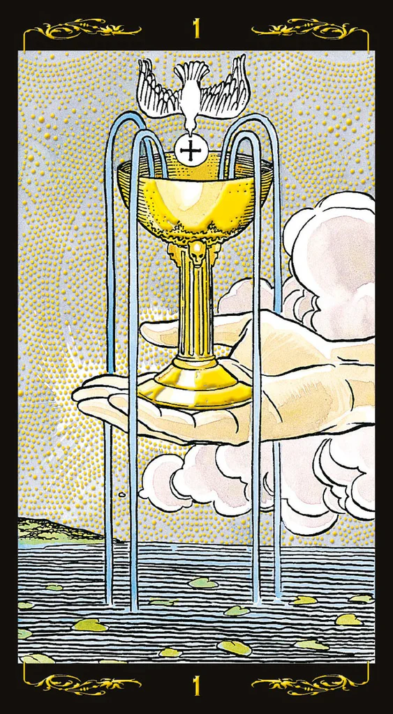 Golden Universal Tarot  (gold foil) - Image 4