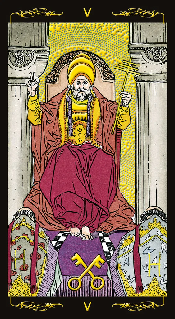 Golden Universal Tarot  (gold foil) - Image 5