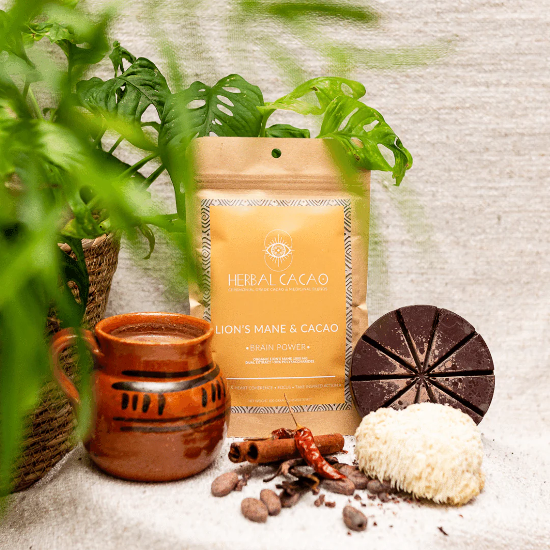 Herbal Cacao Lion's Mane & Cacao - Golden Focus - Image 2