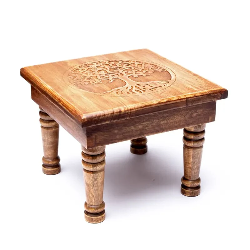 Houten bijzettafel levensboom - Image 4