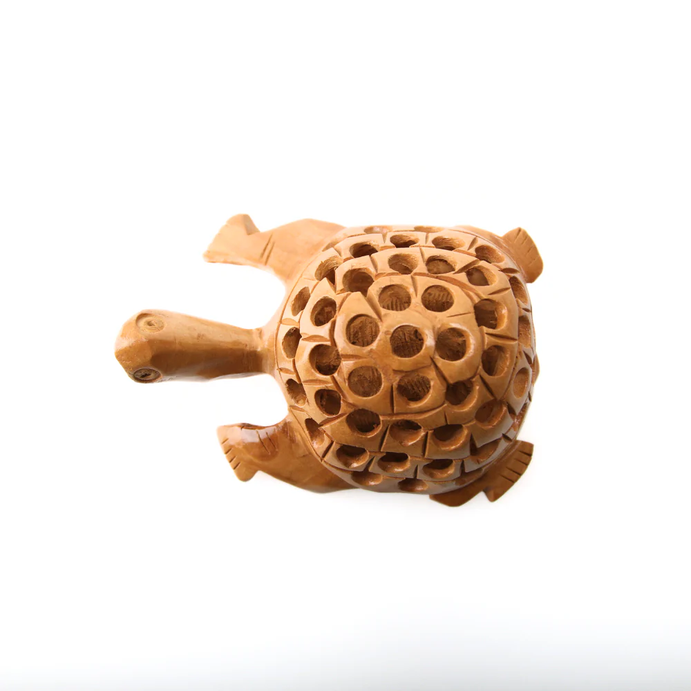 Houten schildpad 10cm - Image 2