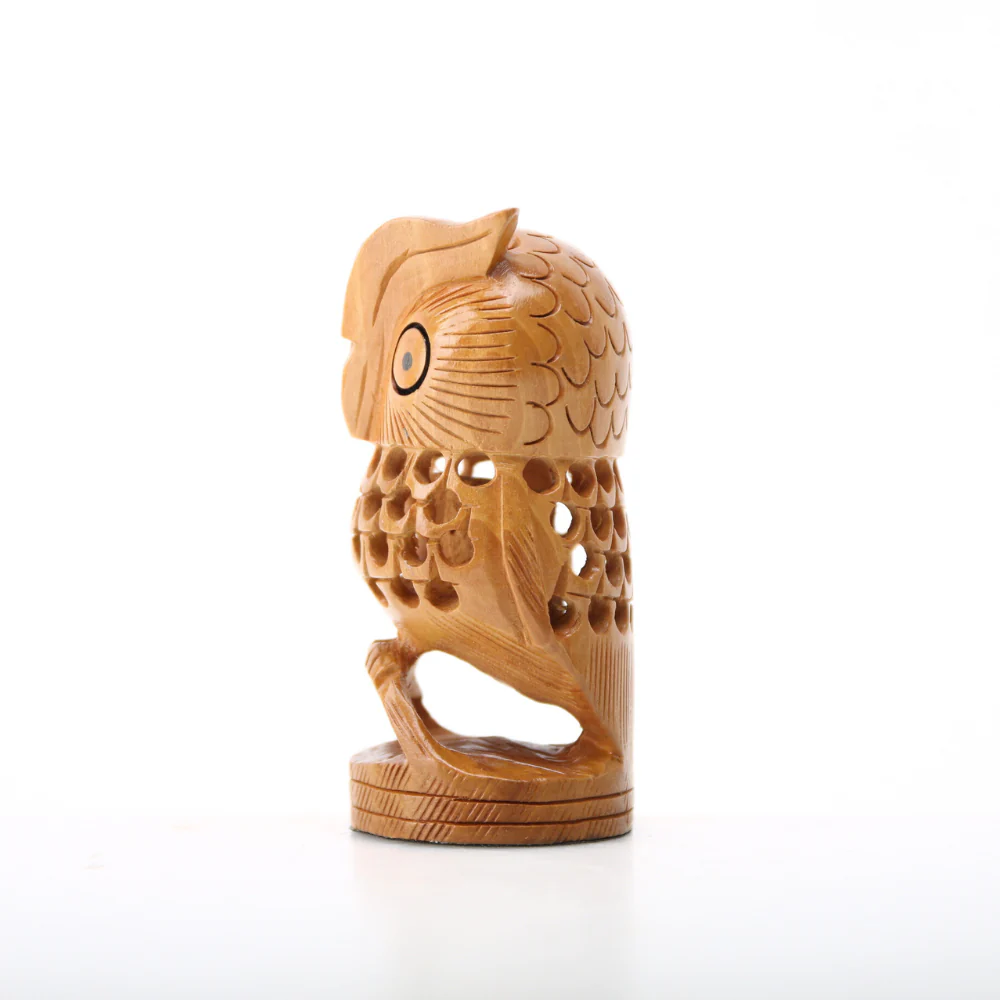 Houten uil 10cm - Image 2