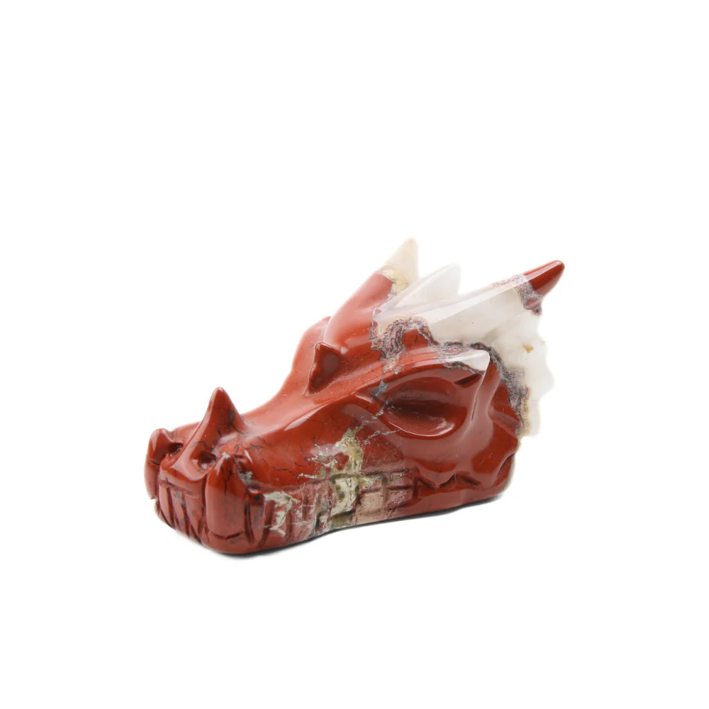 Jaspis Rood Dragon Skull - 2 - Image 2