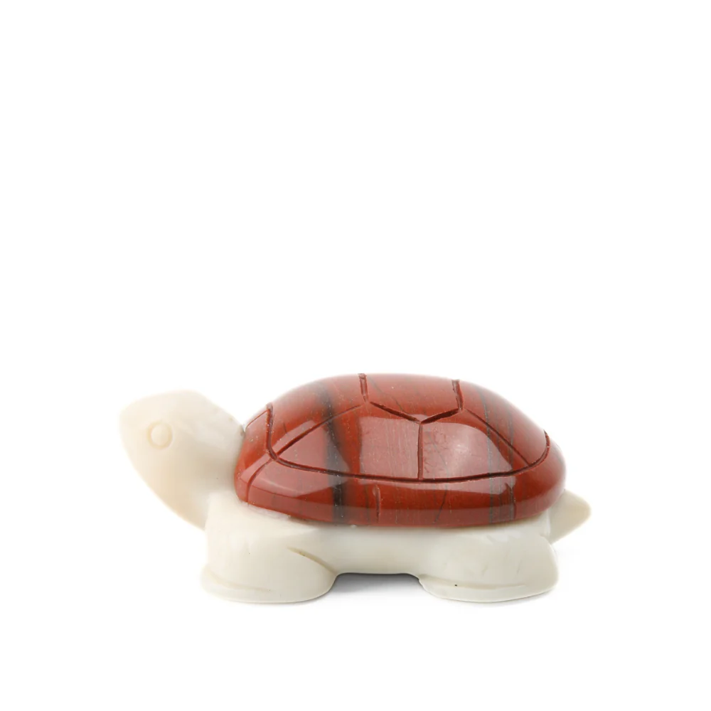 Jaspis Rood met Jade Ivory Schildpad - 2 - Image 2