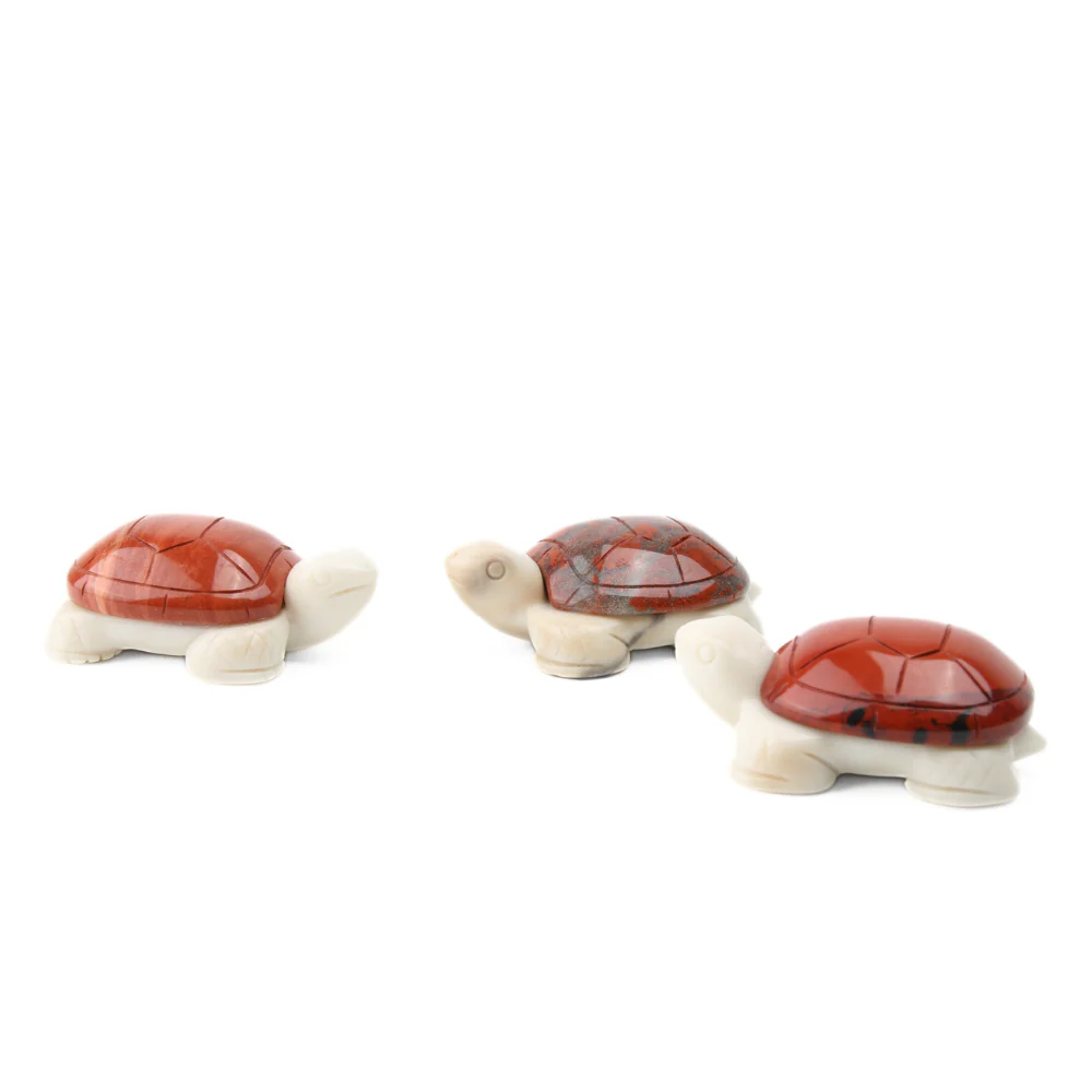 Jaspis Rood met Jade Ivory Schildpad - 1 - Image 3
